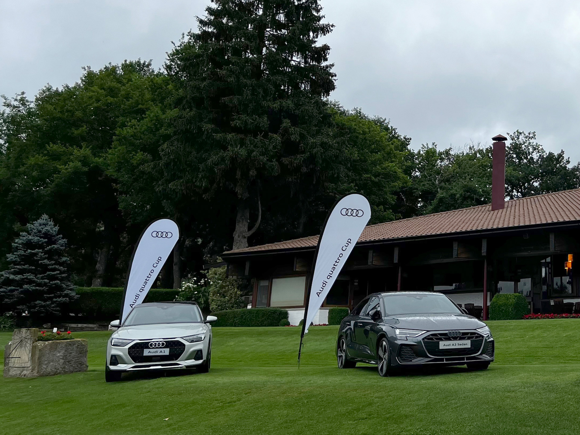 Saúl Ñíguez, futbolista del Atlético de Madrid, mete un gol por la escuadra en el Audi quattro Cup