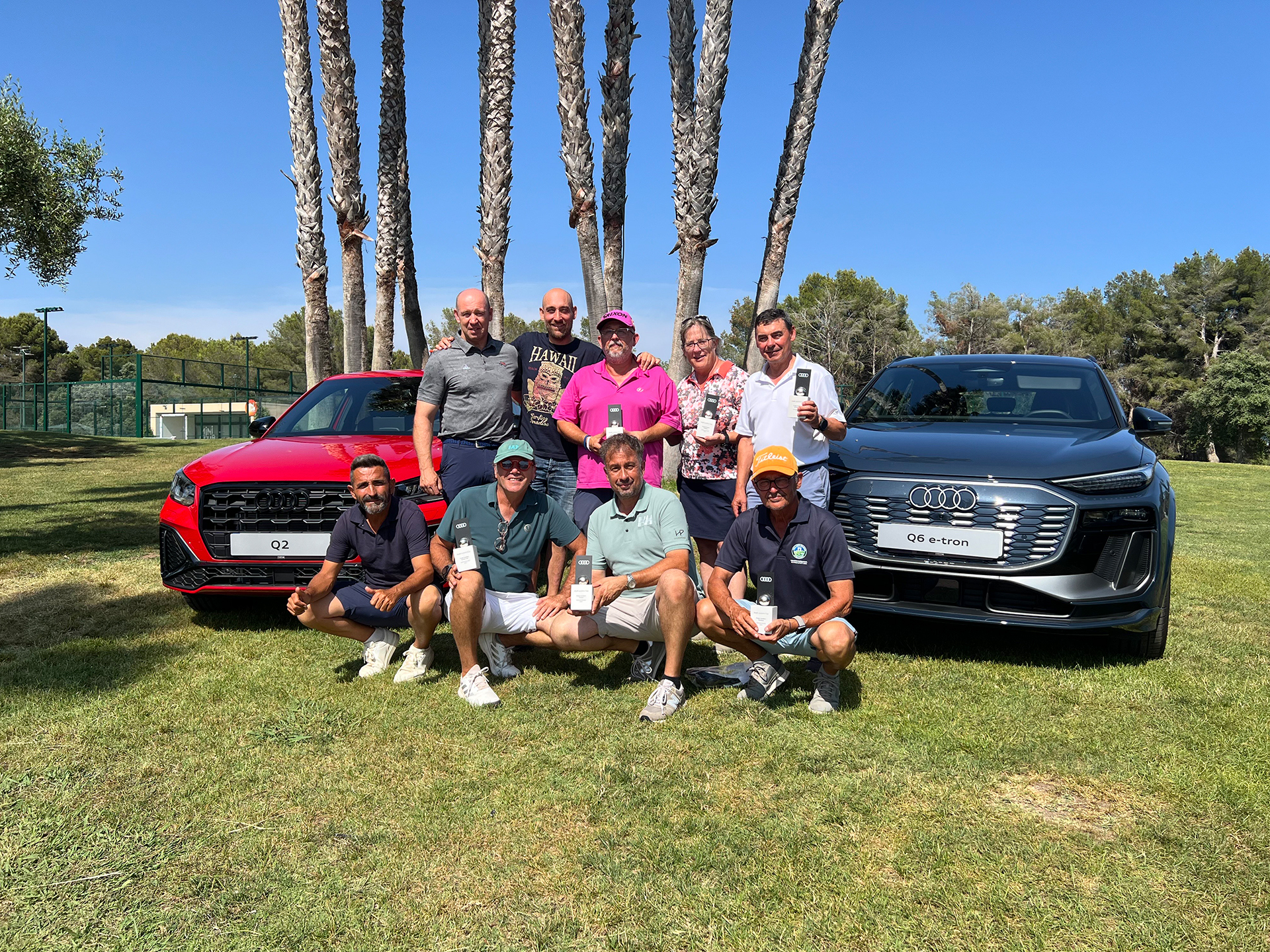 Recta final del Audi quattro Cup en Tarragona